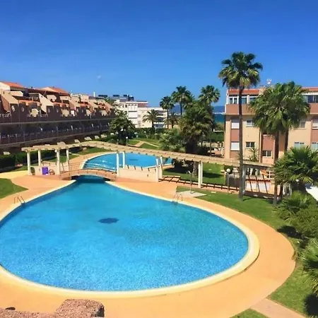 Appartement Planta Baja Con Piscina A Tres Min De La Playa
